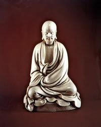 Bodhidharma (Damo), Ming-dynastiet (1368-1644) (porcelæn)